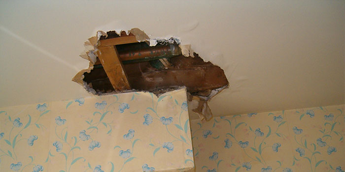 water damage ceiling
